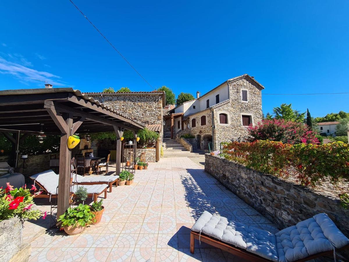Mes Maisons Gardoises, Two Gites Sleeping 13 With Two Private Pools, Kids Room, Laundry, Disco, Free Wifi, Linen And Dog'S Are Welcome Gagnières Eksteriør billede